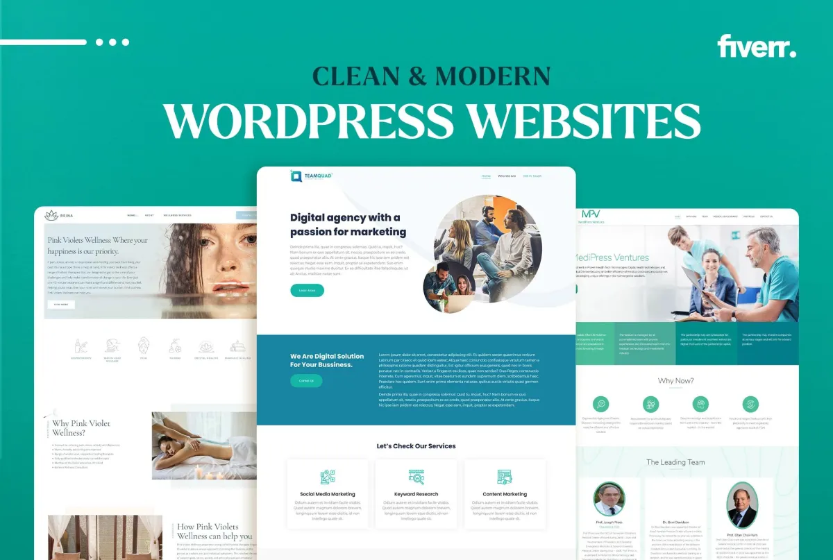 do responsive wordpress landing page design,elementor pro website landing page.
