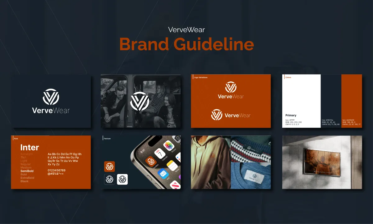 design your brand book guideline with a professional logo