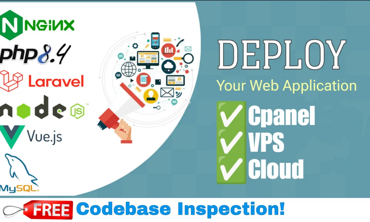 deploy or publish your website and web application to vps or any cloud server
