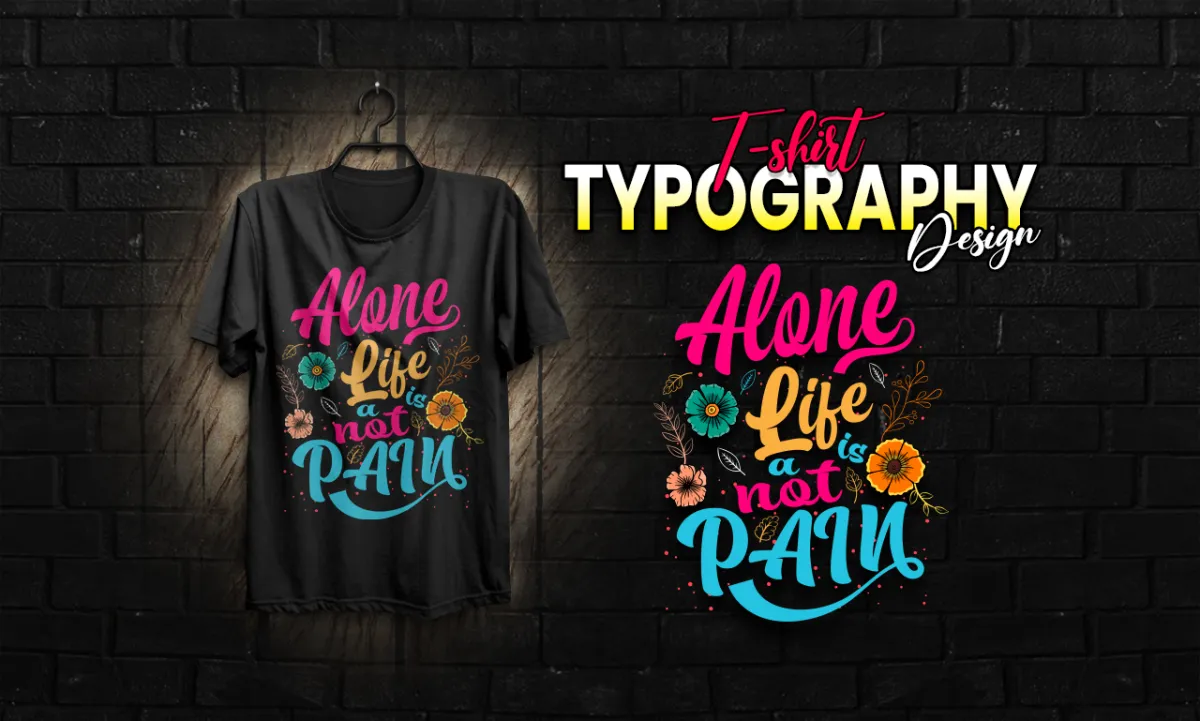 Vintage and custom typography t-Shirt Designs
