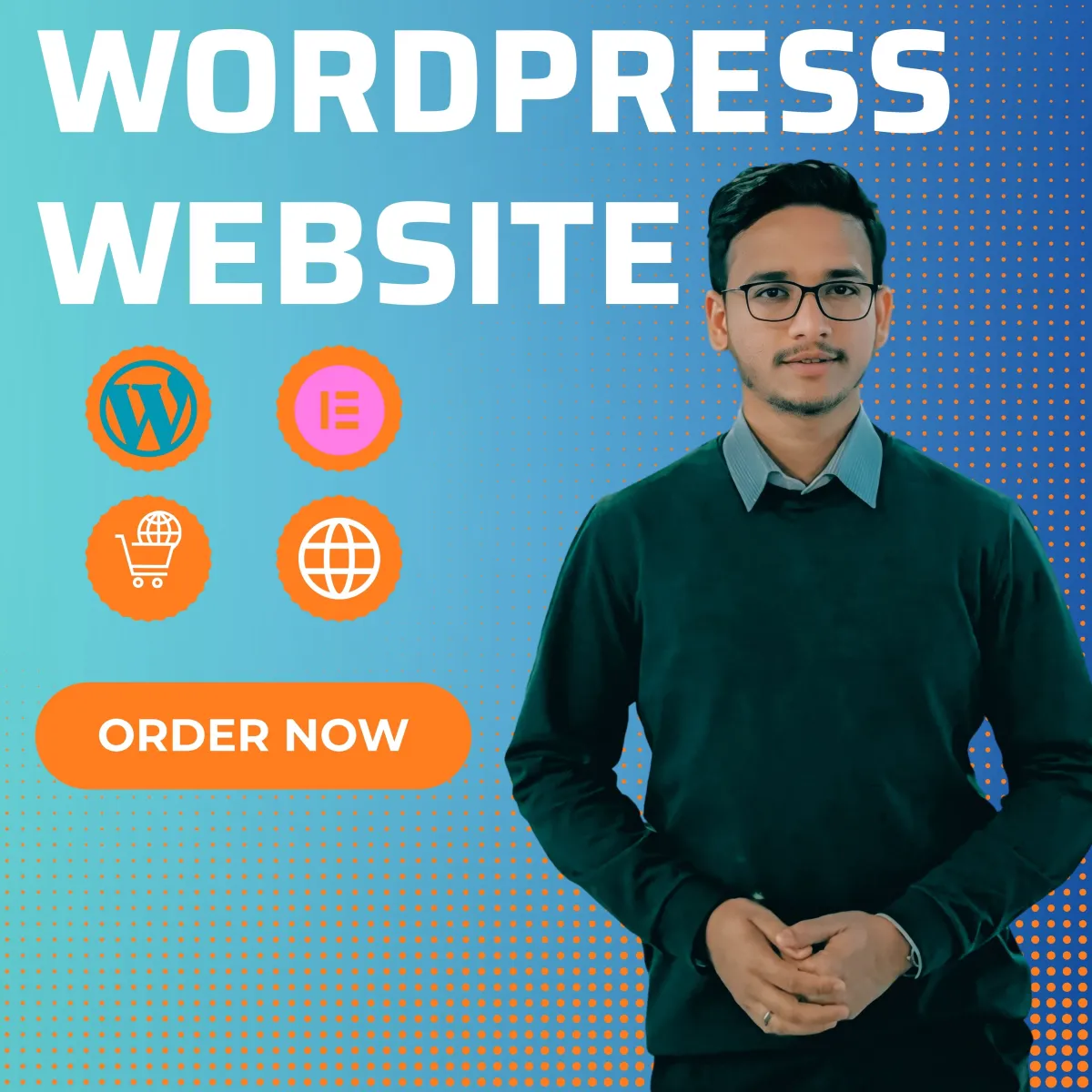 design and develop a responsive wordpress website with elementor