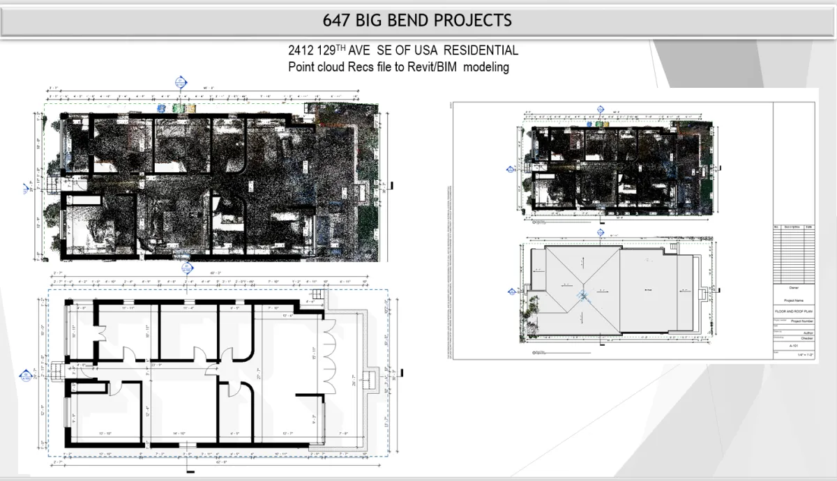 I will Make  a  scan to BIM Model  for  point cloud data refence