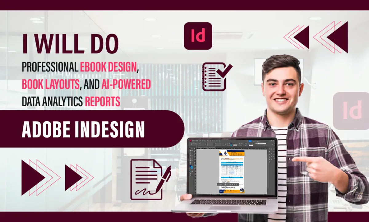 do Professional eBook Design, Book Layouts, and AI-Powered Data Analytics Reports