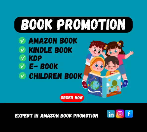 do amazon book promotion, children's book, KDP Book and e-book marketing