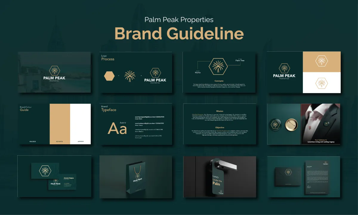 design your brand book guideline with a professional logo