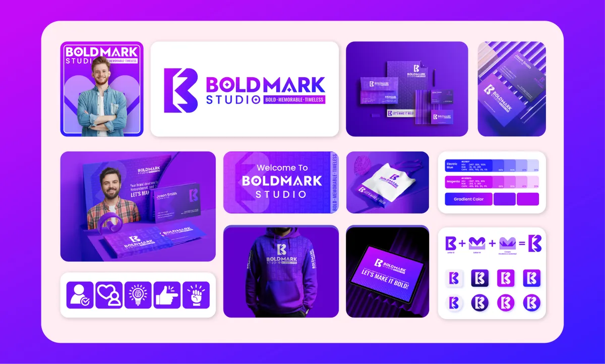 do minimalist logo design, brand identity and branding kit