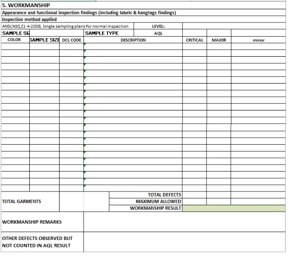 Create an Automated Excel Final Inspection Template for Accurate Quality Control