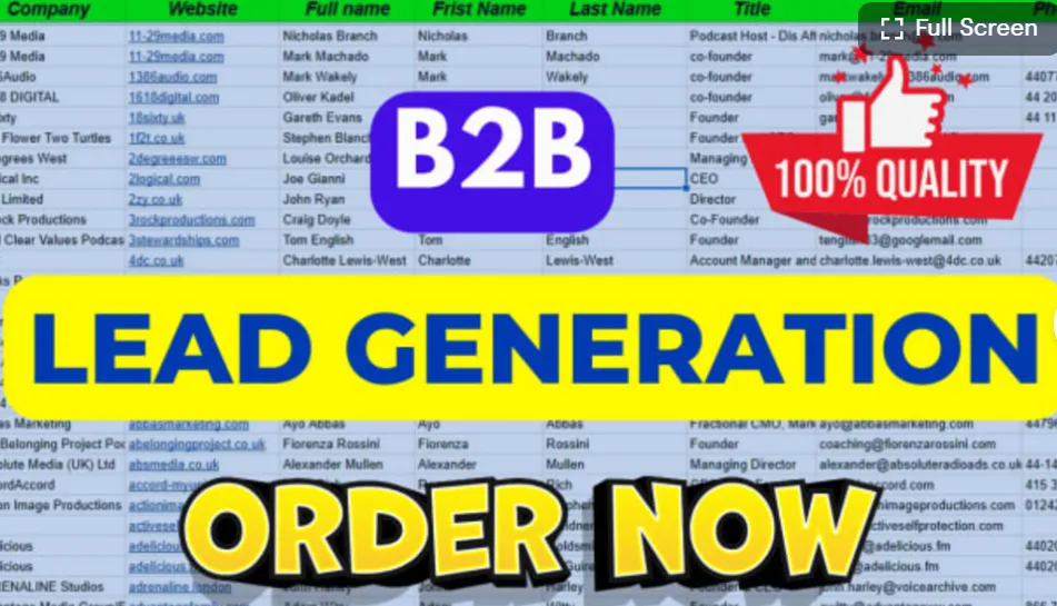 amazon sellers leads and ecommerce email lead list