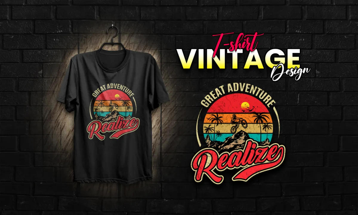 Vintage and custom typography t-Shirt Designs