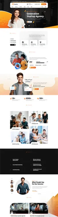 do responsive wordpress landing page design,elementor pro website landing page.