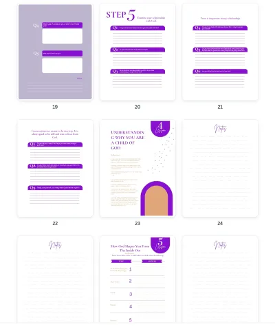 Design Planner journal ebook notebook workbook recipe book and Cookbook on canva