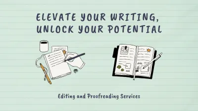provide proofreading and editing for articles and blog posts