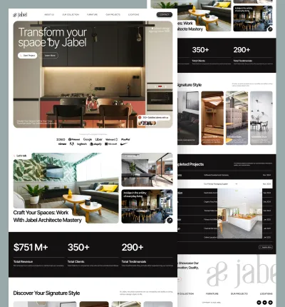 design UI UX landing page and website using Figma