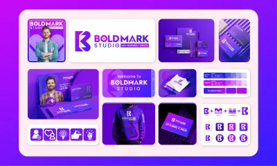 do minimalist logo design, brand identity and branding kit