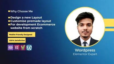 designed and redesigned professional WordPress website by Elementor