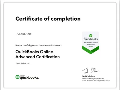 do Quickbooks Cleanup, Reconciliation & Financial Report Analyse