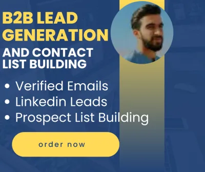 b2b lead generation and contact list building for any industry