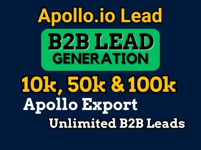 do unlimited Apollo.Io Scraping and  export