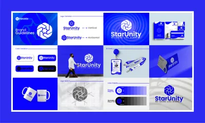 do minimalist logo design, brand identity and branding kit