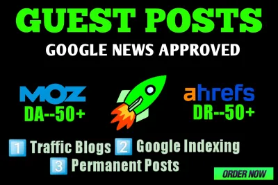 Write and publish a premium guest post on Google News Sites