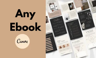 Design Planner journal ebook notebook workbook recipe book and Cookbook on canva