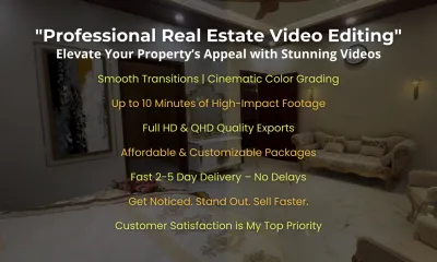 professionally edit stunning real estate videos for listings