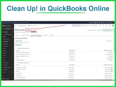 do Quickbooks Cleanup, Reconciliation & Financial Report Analyse