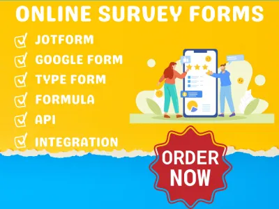 Do Form Development Pro: Jotform, Typeform, Survey, and Google Forms Projects