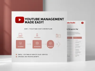 I Will Be Your YouTube Channel Manager, Handling Uploads, SEO & Growth