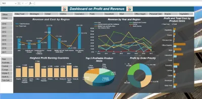I will create a stunning, interactive Excel dashboard for data insights