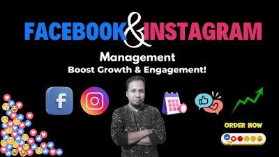 I Will Manage Your Facebook & Instagram Pages, Create Posts & Grow Your Brand