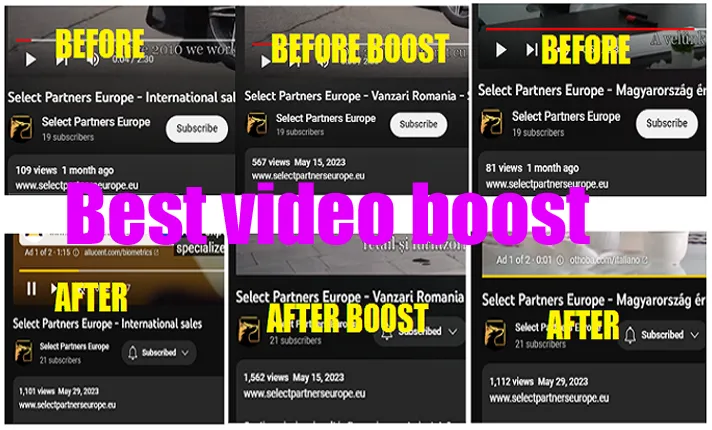 boost YouTube channel video to increase views